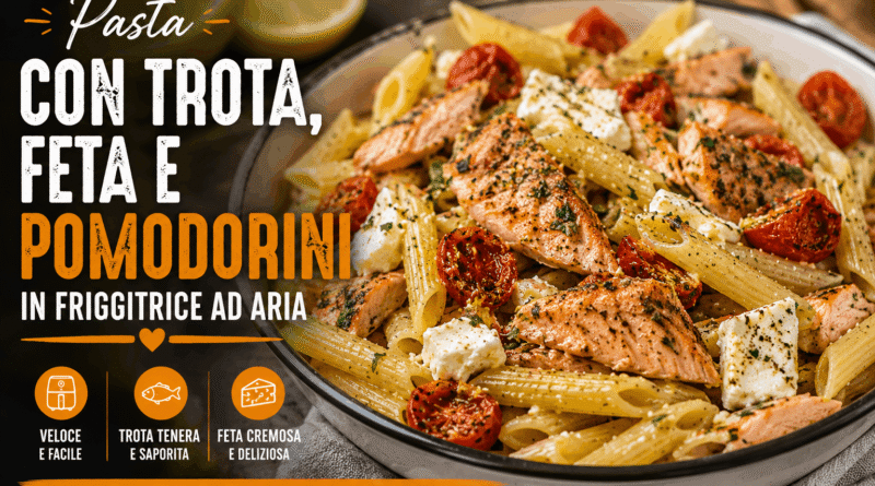 Pesce rosso in friggitrice ad aria con limone e aglio