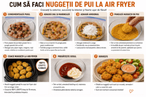 Bucăți de piept de pui condimentate cu sare, piper, oregano, roșii uscate, măsline și condiment pentru pui